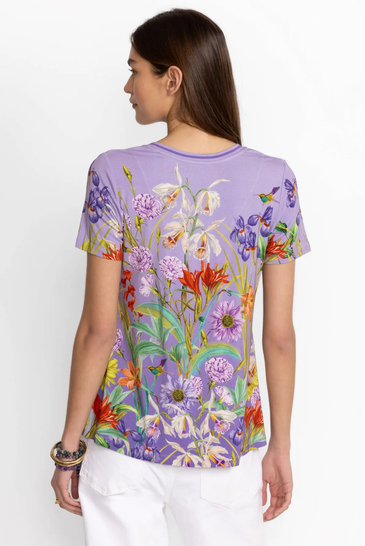 Janie V-Neck Floral Top